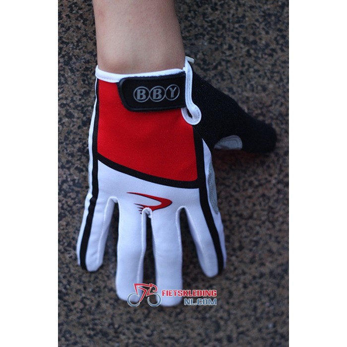2020 Pinarello Lange Handschoenen Wit Rood
